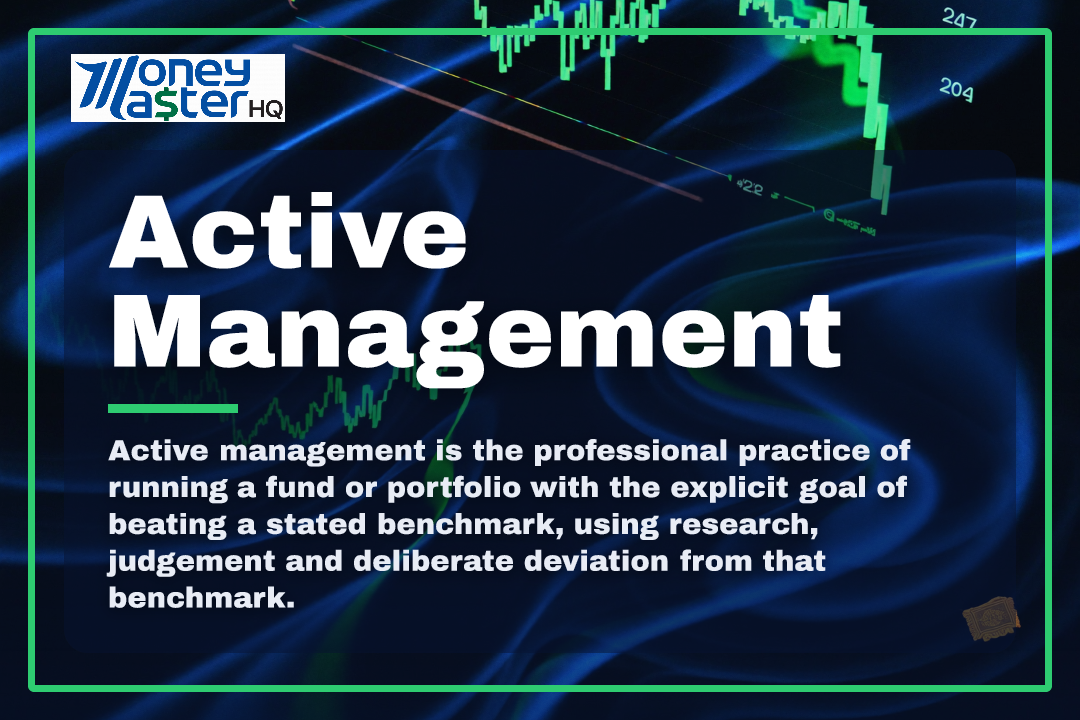 Active Management illustration - Money Master HQ finance glossary