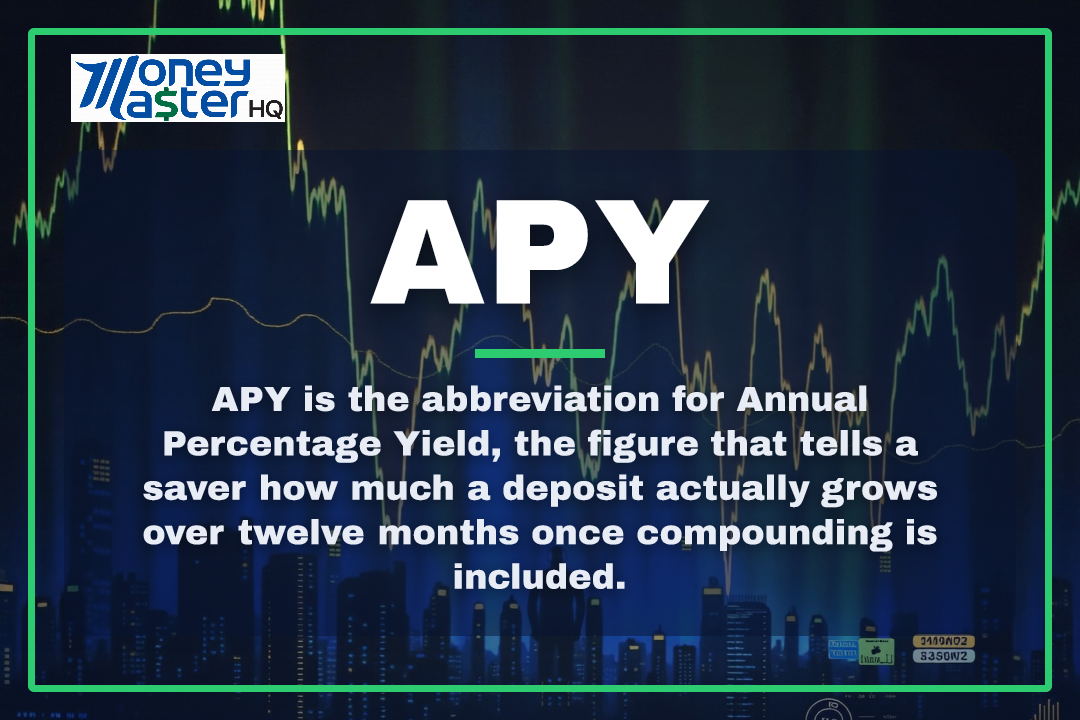 APY illustration - Money Master HQ finance glossary