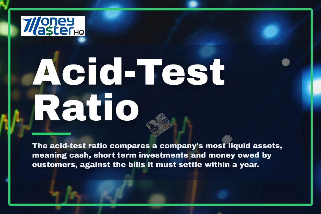 Acid-Test Ratio illustration - Money Master HQ finance glossary