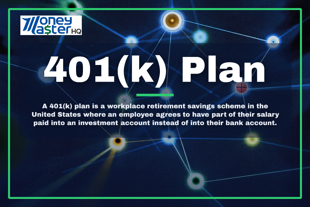 401(k) Plan illustration - Money Master HQ finance glossary